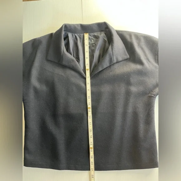 Agnes B. Wool blend Navy Top M - Picture 8 of 13